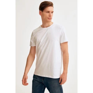 Bisiklet Yaka Basic Tshirt