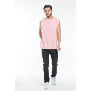Bisiklet Yaka Kolsuz Tshirt