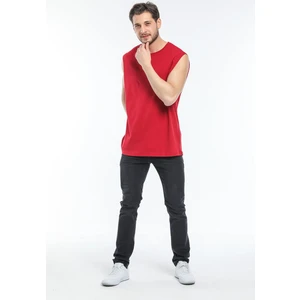 Bisiklet Yaka Kolsuz Tshirt