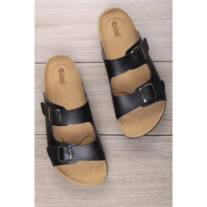 Caren Anatomik Çift Tokalı Günlük Kadın Terlik