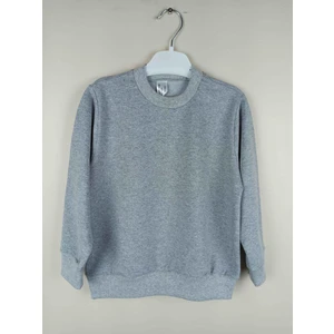 Erkek Çocuk Gri Pamuklu Sweatshirt