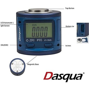 Dasqua Dijital Z Sıfırlama Aparatı 50MM 0,001 IP65 Korumalı Fiyatı