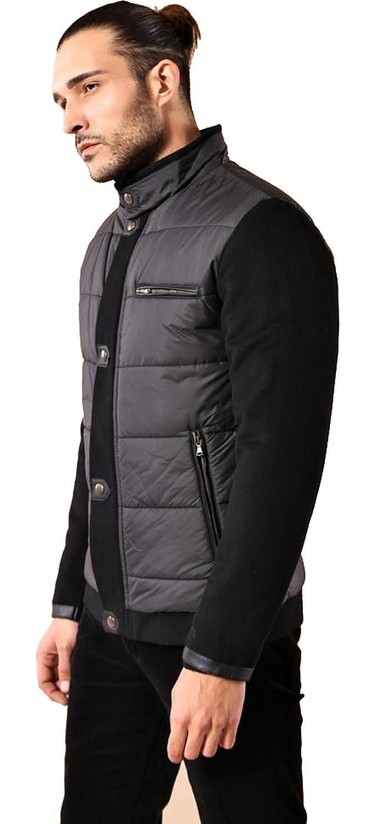 Wessi Erkek Kapitone Slim Fit Kaban görsel 4