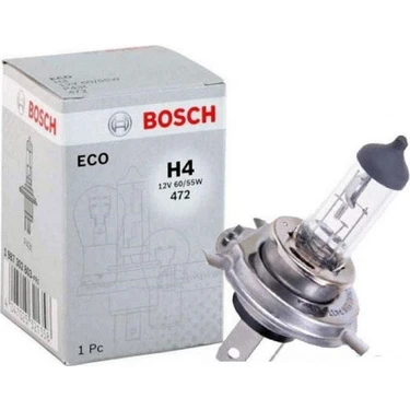 Bosch H4 12V 60/55W Standart Halogen