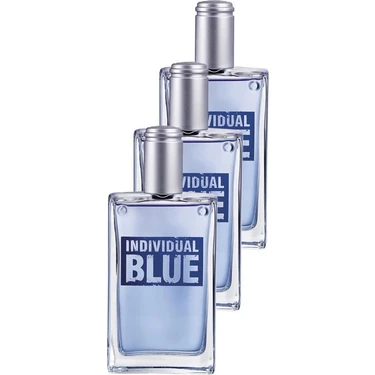 Avon Individual Blue EDT 100 ml Erkek Parfüm 3 Parça Çiçeksi Oryantal