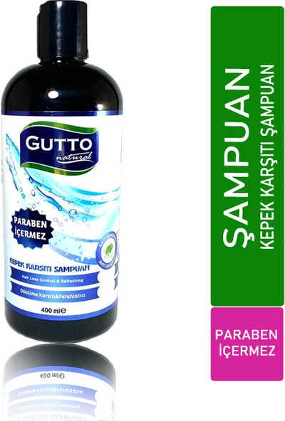 Gutto Kepek Karşıtı Mentollü Şampuan 400 ml