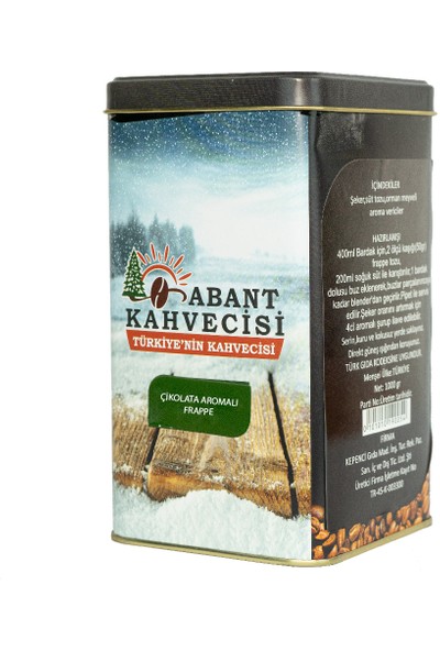 ABANT KAHVECİSİ Çikolata Aromalı Frappe 1000 gr