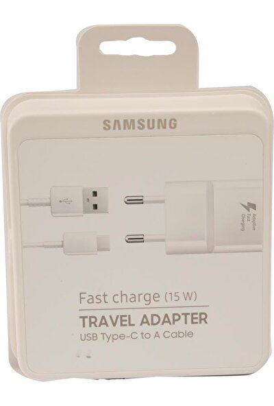 Samsung TA20 Adaptec Fast Charge. Hızlı Seyahat Şarjı Type-C Beyaz (Samsung Türkiye Garantilidir)