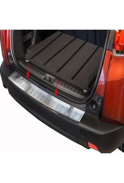 Arabamsekil Arka Tampon Eşiği Peugeot 2008 Krom 2013-2019