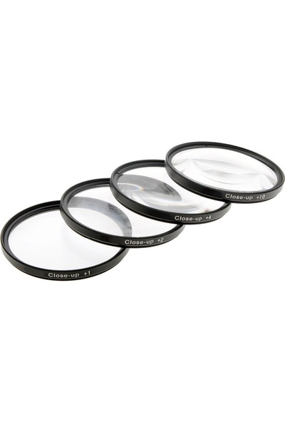 Raypro 52 mm 4'lü Close Up Makro Filtre Lens Seti +1 +2 +4 +10