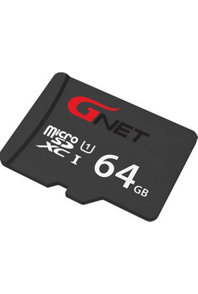 Gnet 64GB 10 Class Mıcro Sd Xc1 Hafıza Kartı