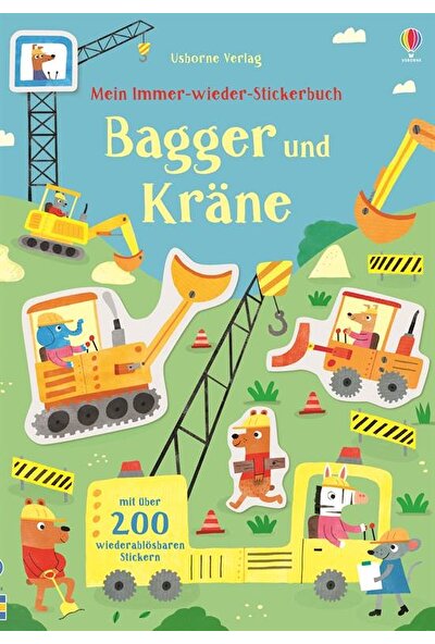 Mein Immer-Wieder-Stickerbuch: Bagger Und Krane - Hannah Watson