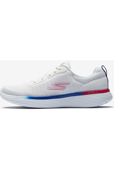 Skechers GO RUN 400 V2 - LİGHT İMPACT Kadın Beyaz Koşu Ayakkabısı - 128190 WPNK
