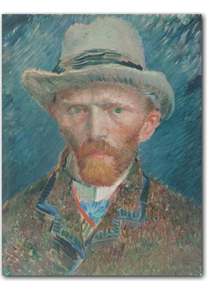 Ahşap Tablo Vincent Van Gogh Kendi Portresi