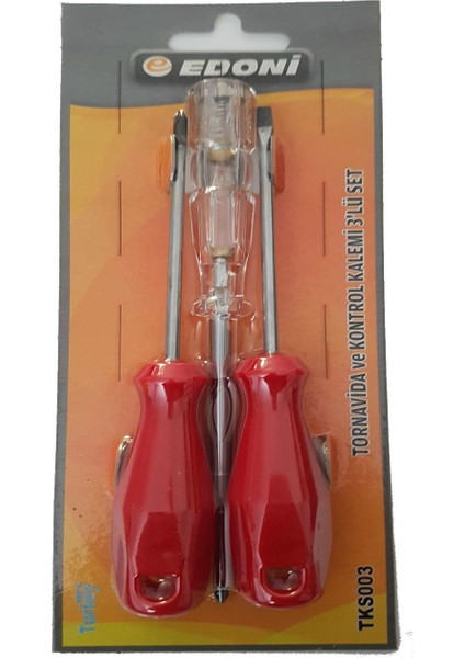Üçlü Tornavida Takımı Yıldız - Düz - Kontrol Kalemi fiyatları