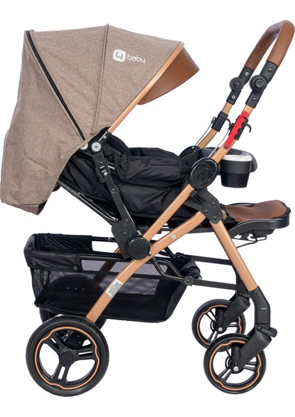 Active Plus Çift Yönlü Bebek Arabası Antrasit