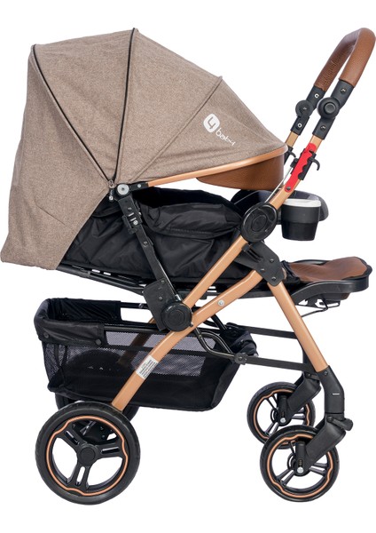 Active Plus Çift Yönlü Bebek Arabası Antrasit
