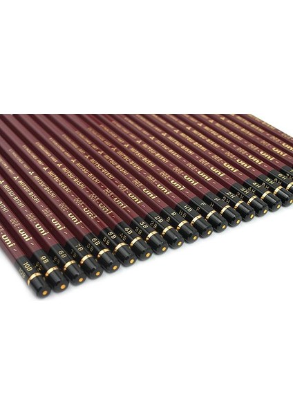 Mitsubishi Hi-Uni Art Set 10B-10H Dereceli Kalem Karakalem Eskiz Çizim Seti
