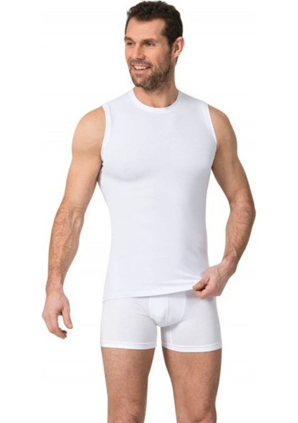 Erkek Likralı Bisiklet Yaka Body Fanila 3'lü Paket - 189