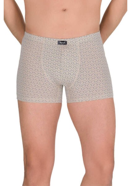 Erkek Desenli Modal Boxer 3'lü Paket - 4497