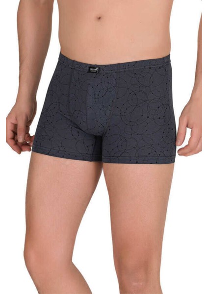 Erkek Desenli Modal Boxer 3'lü Paket - 4497