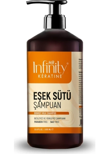 Mr Infinity Eşek Sütü Şampuan 1000 ml