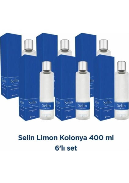 Limon Kolonyası Pet 400 ml 6'lı Set 80 Derece