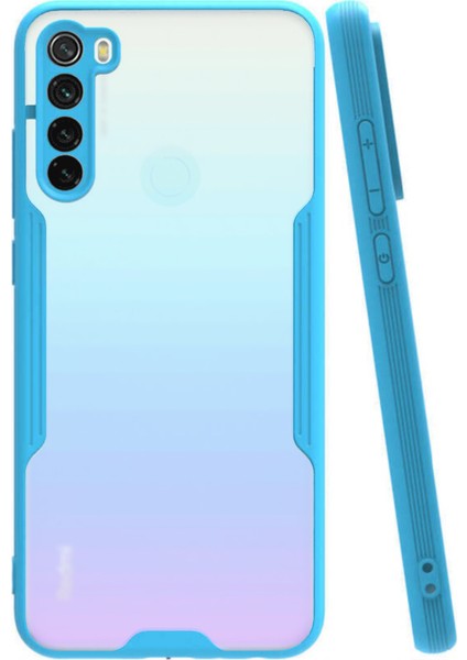 Xiaomi Redmi Note 8 Kılıf Kamera Korumalı Colorful Kapak - Mavi