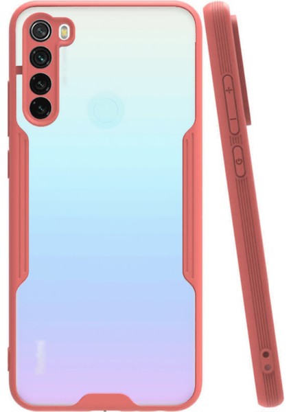 Xiaomi Redmi Note 8 Kılıf Kamera Korumalı Colorful Kapak - Pembe