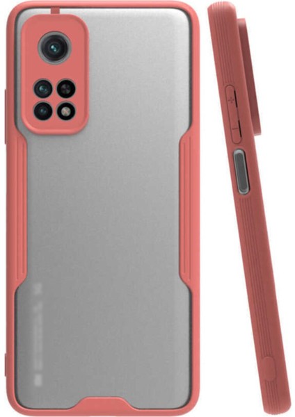 Xiaomi Mi 10T 5g Kılıf Kamera Korumalı Colorful Kapak - Pembe