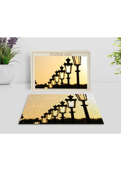 Paris Manzara 1000 Parça Profesyonel Puzzle-13
