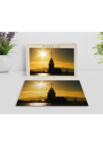 Istanbul Manzara 1000 Parça Profesyonel Puzzle-15