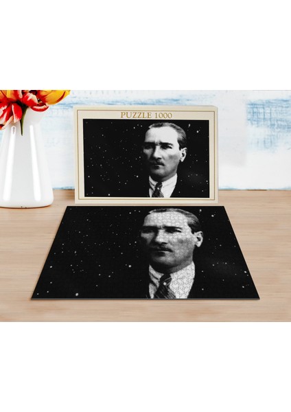 Bk Atatürk Tasarımlı 1000 Parça Profesyonel Puzzle-40