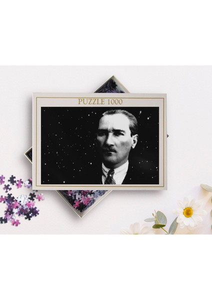 Bk Atatürk Tasarımlı 1000 Parça Profesyonel Puzzle-40