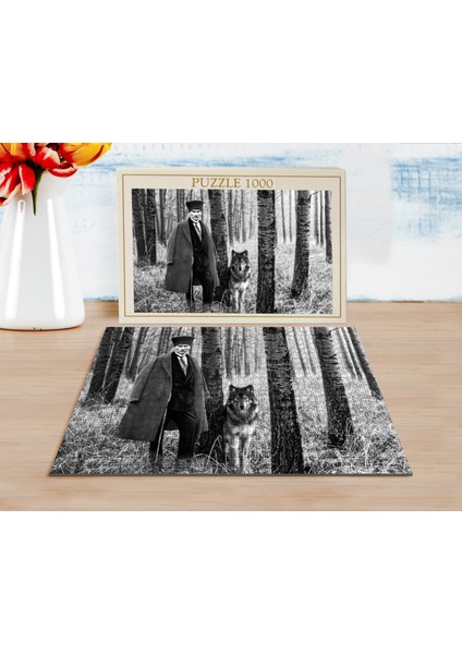 Atatürk Tasarımlı 1000 Parça Profesyonel Puzzle-12