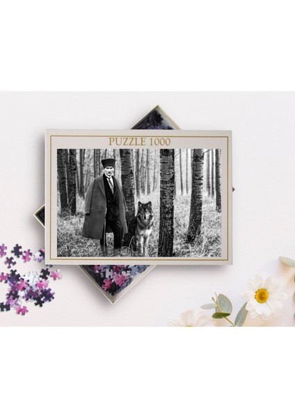 Atatürk Tasarımlı 1000 Parça Profesyonel Puzzle-12 fiyatları