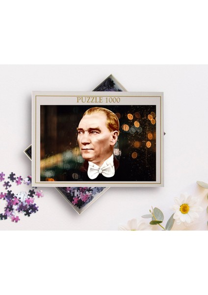 Atatürk Tasarımlı 1000 Parça Profesyonel Puzzle-11 fiyatları