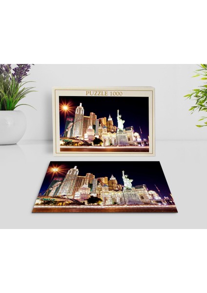 New York Manzara 1000 Parça Profesyonel Puzzle-11