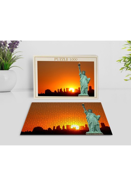 New York Manzara 1000 Parça Profesyonel Puzzle-9