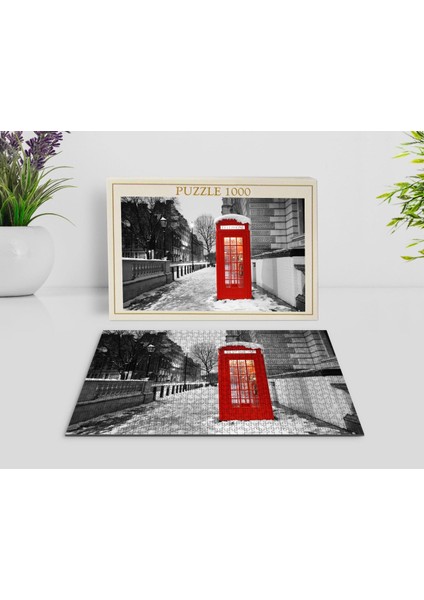 Londra Manzara 1000 Parça Profesyonel Puzzle-13