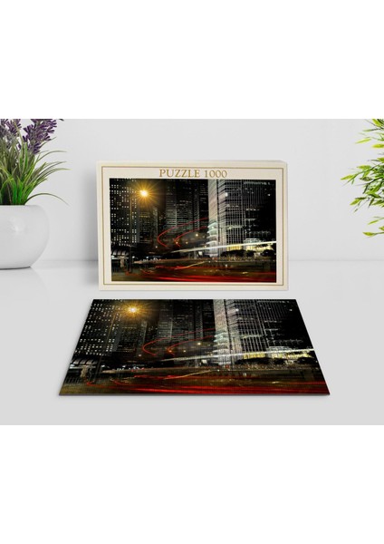 New York Manzara 1000 Parça Profesyonel Puzzle-2