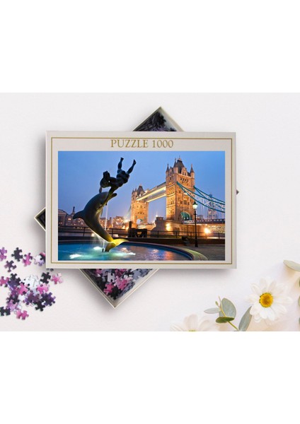 Londra Manzara 1000 Parça Profesyonel Puzzle-10 fiyatları