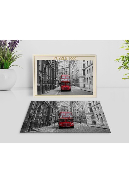 Londra Manzara 1000 Parça Profesyonel Puzzle-3