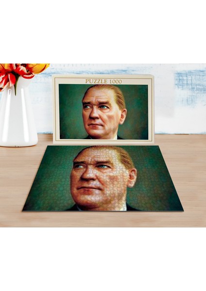 Bk Atatürk Tasarımlı 1000 Parça Profesyonel Puzzle-37