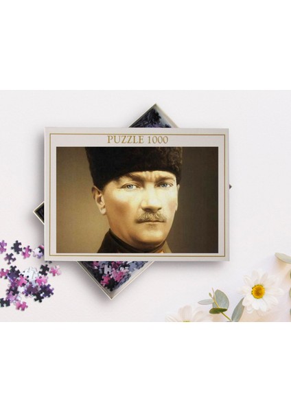 Bk Atatürk Tasarımlı 1000 Parça Profesyonel Puzzle-27