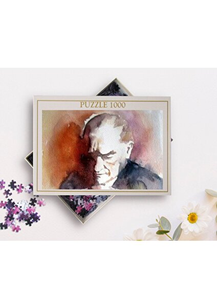 Bk Atatürk Tasarımlı 1000 Parça Profesyonel Puzzle-20