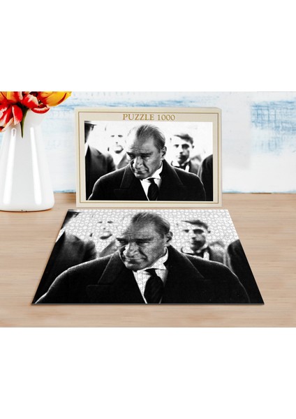 Bk Atatürk Tasarımlı 1000 Parça Profesyonel Puzzle-16