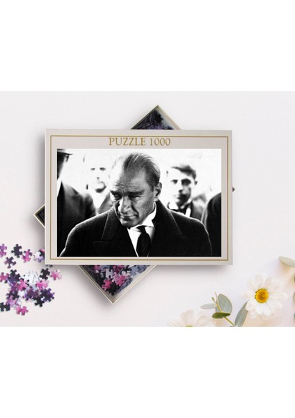 Bk Atatürk Tasarımlı 1000 Parça Profesyonel Puzzle-16