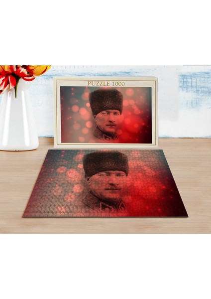 Bk Atatürk Tasarımlı 1000 Parça Profesyonel Puzzle-14