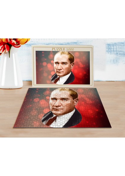 Bk Atatürk Tasarımlı 1000 Parça Profesyonel Puzzle-10